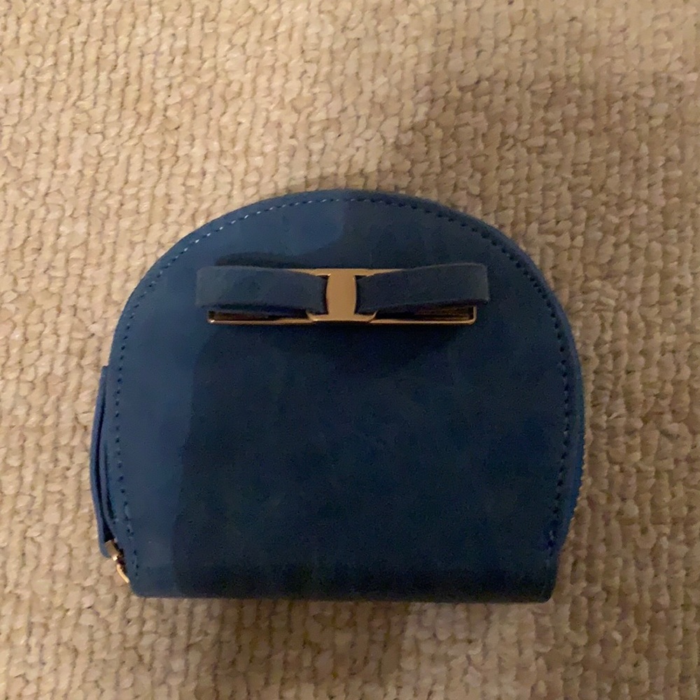 Fancy blue wallet